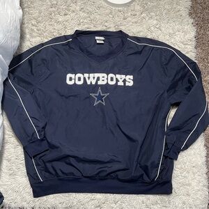 Vintage Dallas Cowboys Windbreaker sweatshirt size XL
pullover NFL